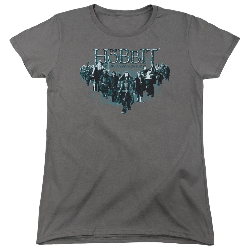 The Hobbit Thorin and Company Womens T Shirt Charcoal