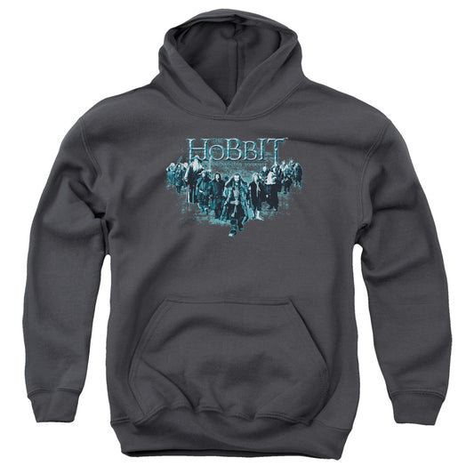 The Hobbit Thorin and Company Kids Youth Hoodie Charcoal