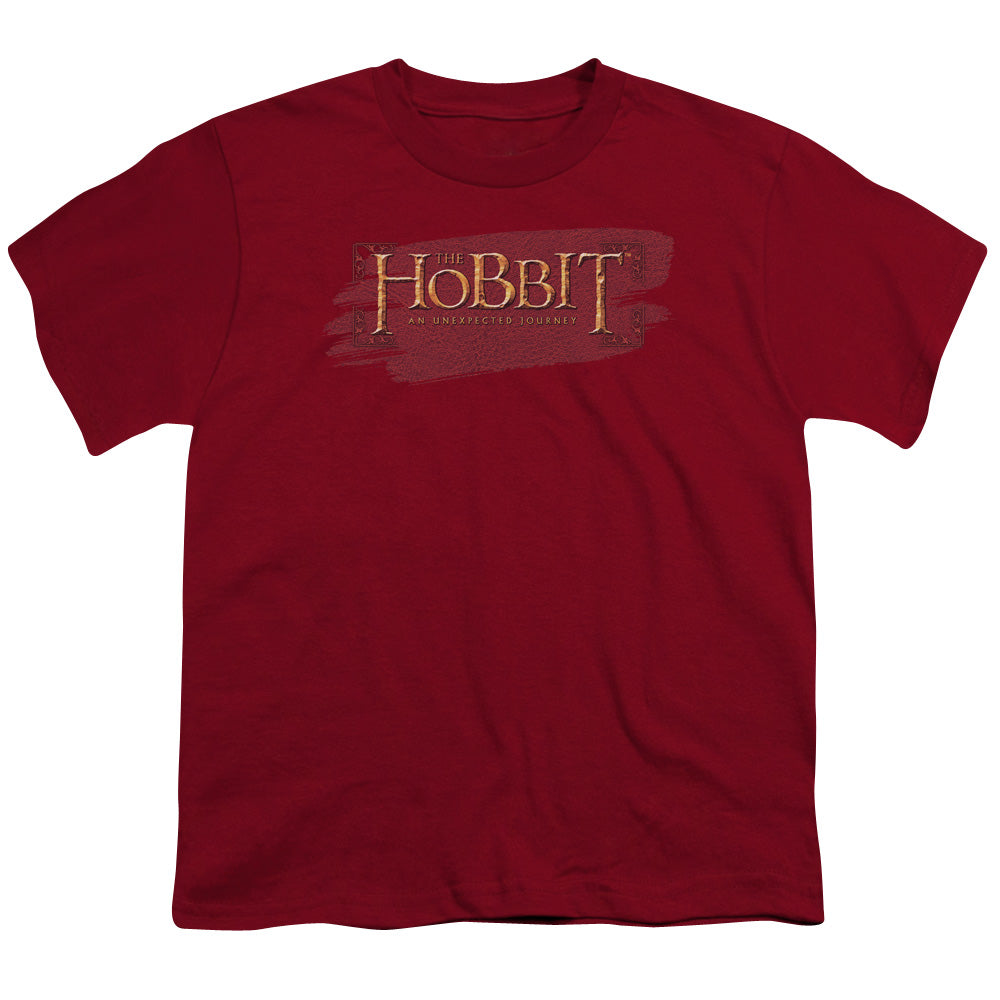 The Hobbit Red Leather Kids Youth T Shirt Cardinal