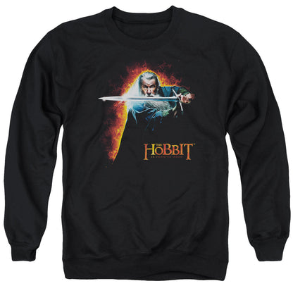 The Hobbit Secret Fire Mens Crewneck Sweatshirt Black