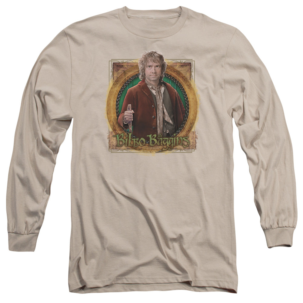 The Hobbit Mr. Baggins Mens Long Sleeve Shirt Sand