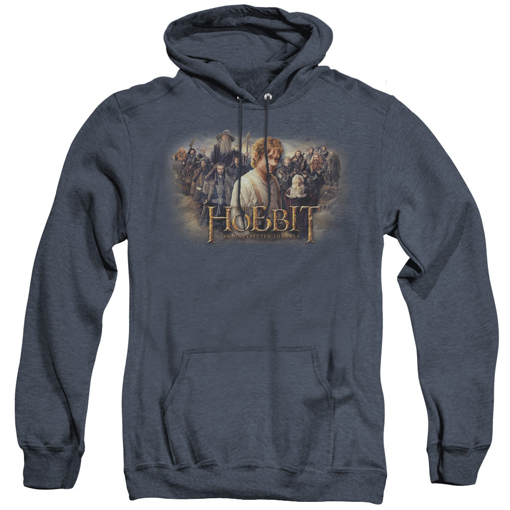 The Hobbit The Hobbit Rally Heather Mens Hoodie Navy Blue