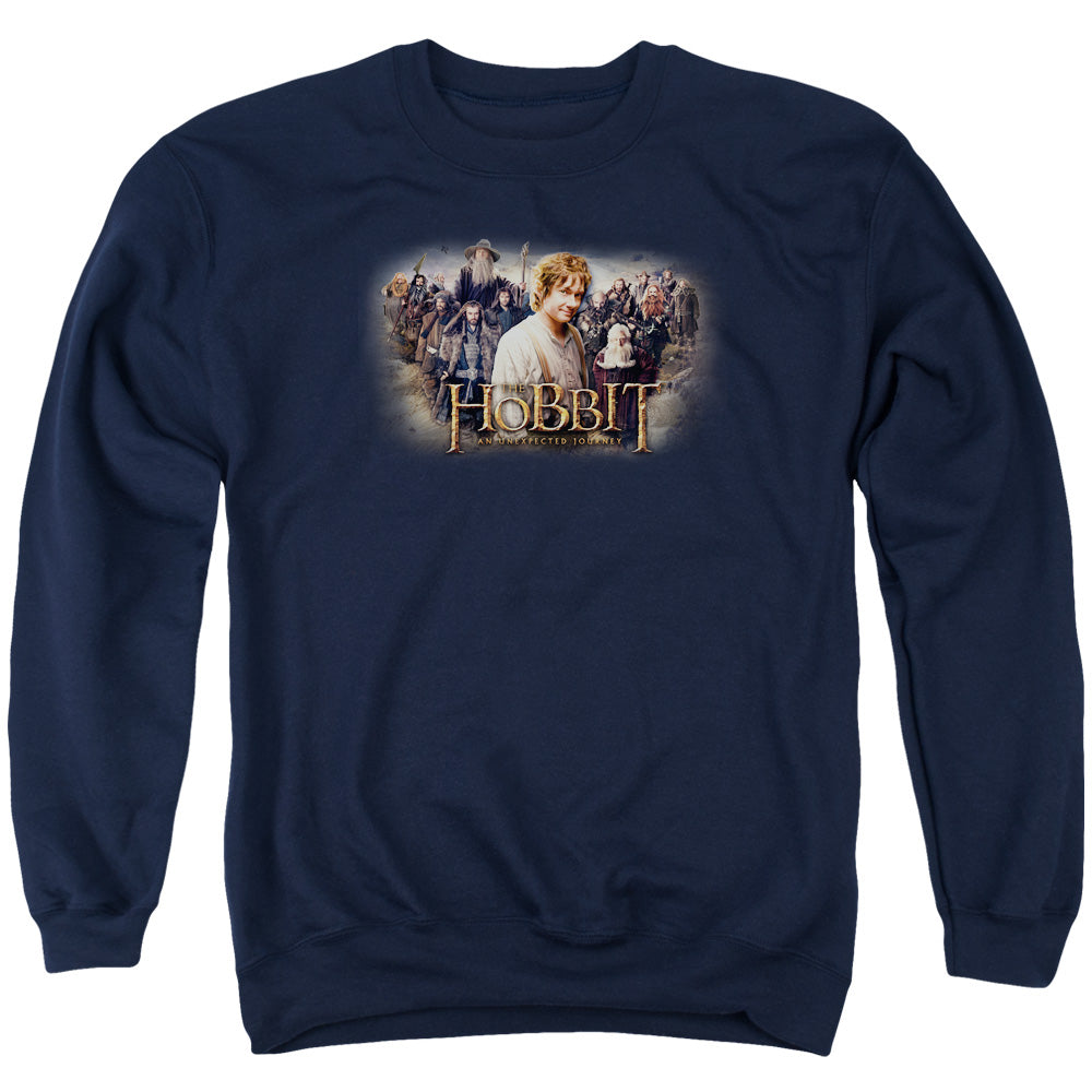 The Hobbit The Hobbit Rally Mens Crewneck Sweatshirt Navy Blue