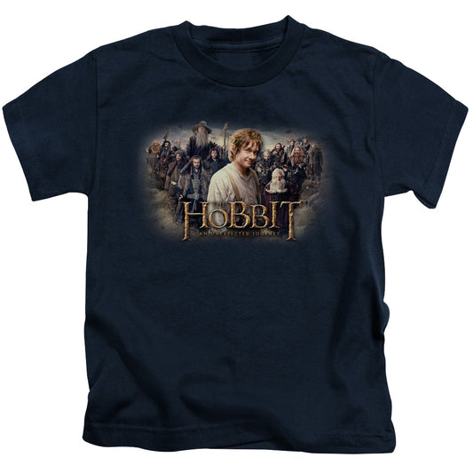 The Hobbit The Hobbit Rally Juvenile Kids Youth T Shirt Navy Blue