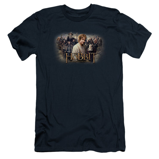 The Hobbit The Hobbit Rally Slim Fit Mens T Shirt Navy Blue