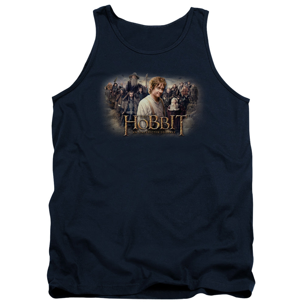 The Hobbit The Hobbit Rally Mens Tank Top Shirt Navy Blue