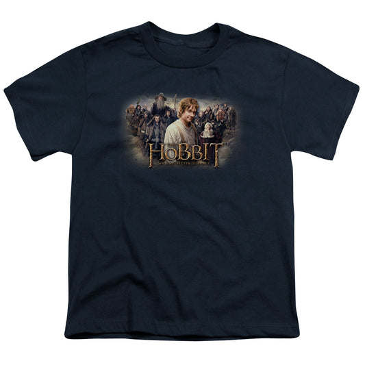 The Hobbit The Hobbit Rally Kids Youth T Shirt Navy Blue