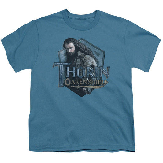 The Hobbit Thorin Kids Youth T Shirt Slate