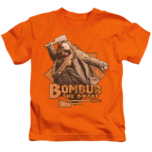 The Hobbit Bombur Juvenile Kids Youth T Shirt Orange