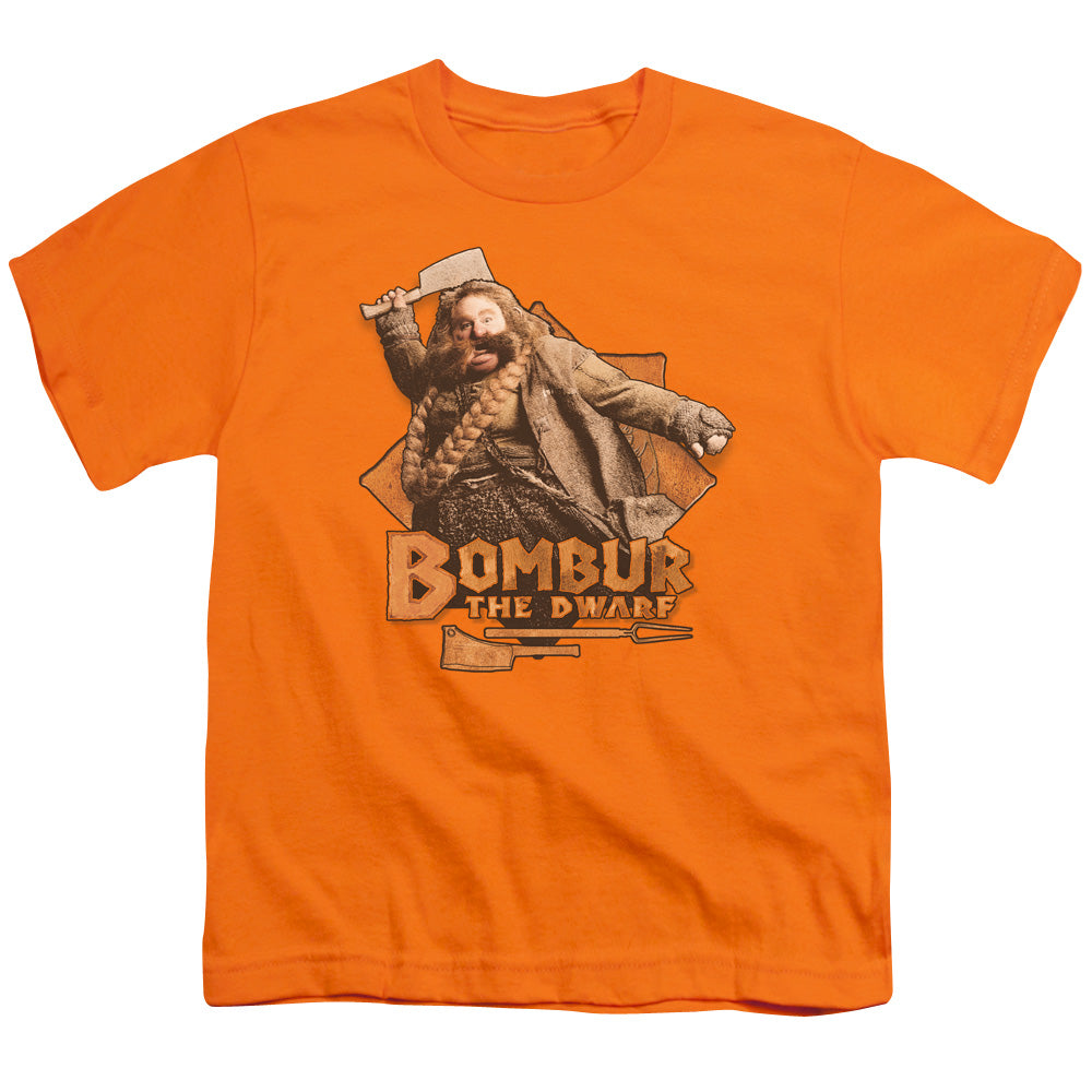 The Hobbit Bombur Kids Youth T Shirt Orange