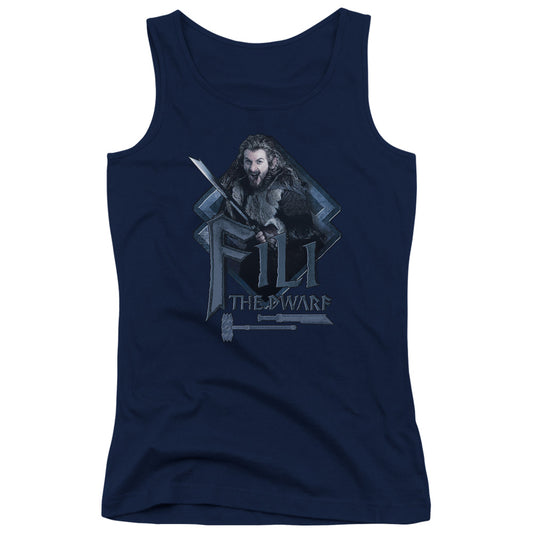 The Hobbit Fili Womens Tank Top Shirt Navy Blue