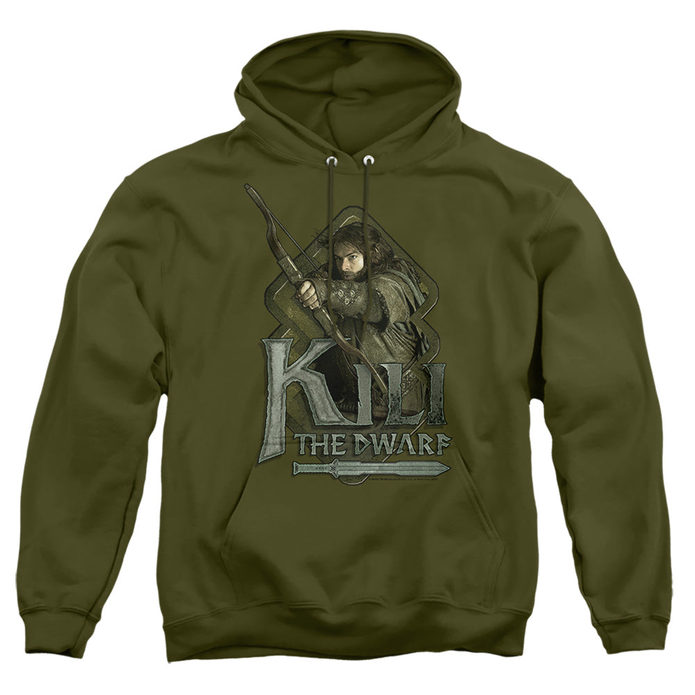 The Hobbit Kili Mens Hoodie Military Green