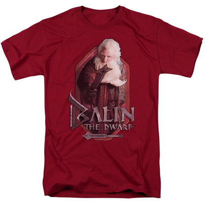 The Hobbit Balin Mens T Shirt Cardinal