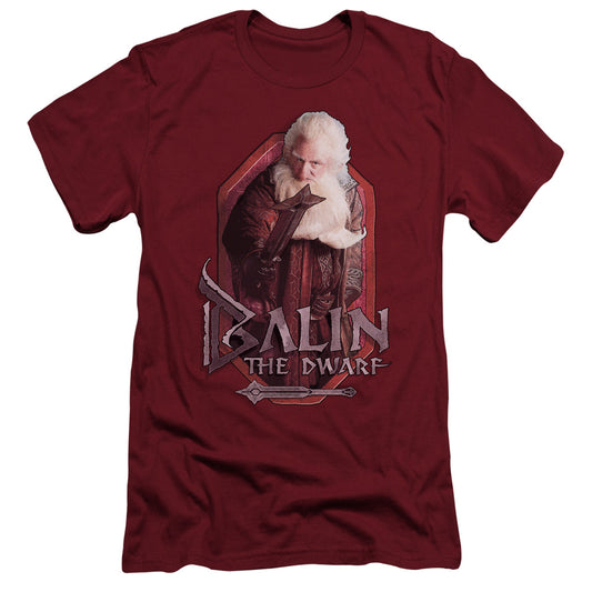 The Hobbit Balin Slim Fit Mens T Shirt Cardinal