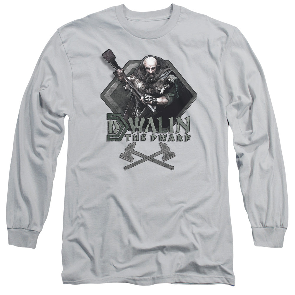 The Hobbit Dwalin Mens Long Sleeve Shirt Silver