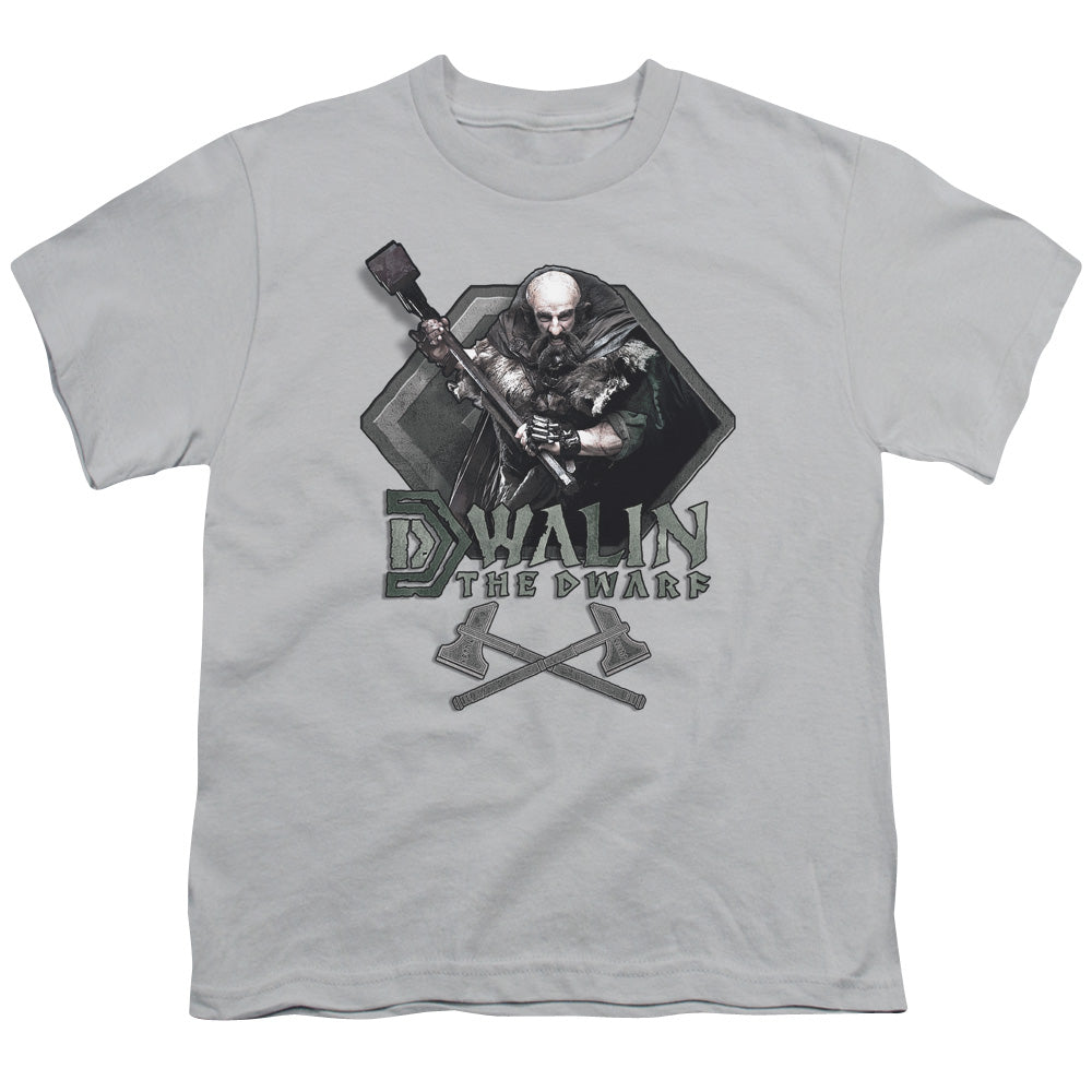 The Hobbit Dwalin Kids Youth T Shirt Silver