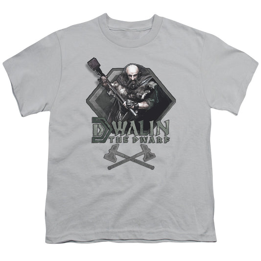 The Hobbit Dwalin Kids Youth T Shirt Silver