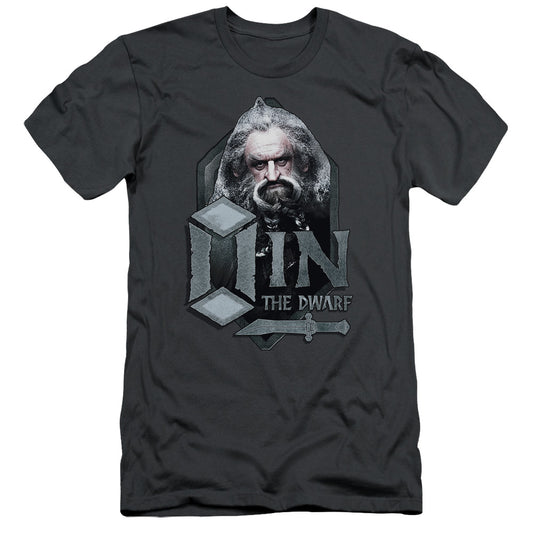 The Hobbit Oin Slim Fit Mens T Shirt Charcoal