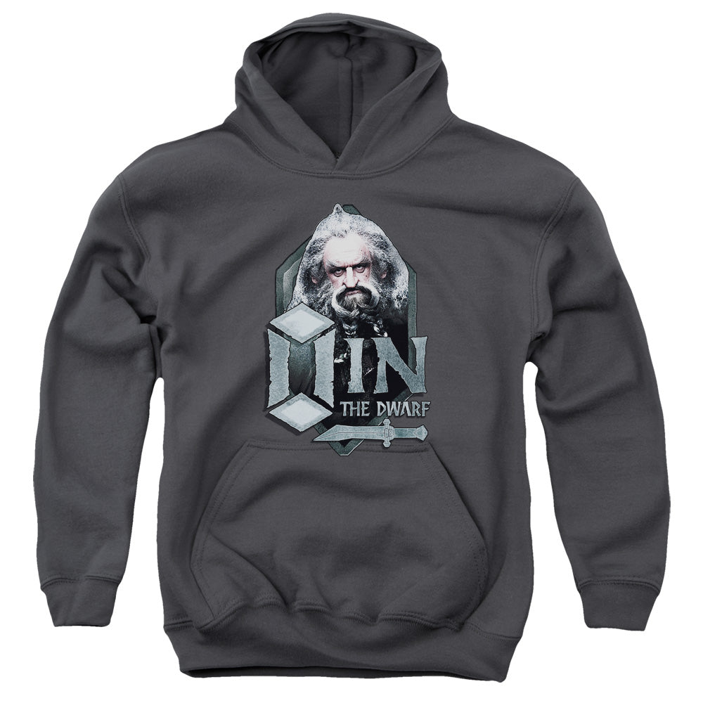 The Hobbit Oin Kids Youth Hoodie Charcoal