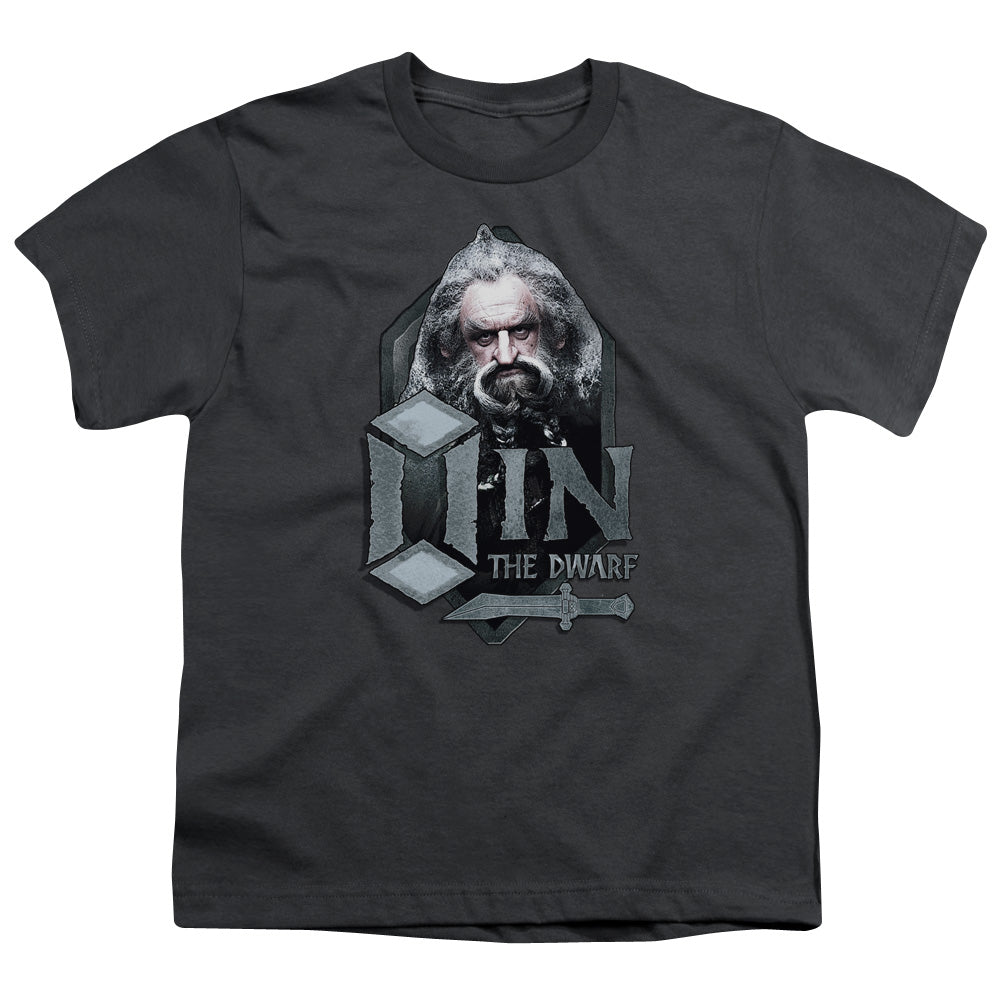 The Hobbit Oin Kids Youth T Shirt Charcoal