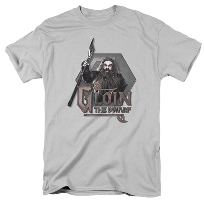 The Hobbit Gloin Mens T Shirt Silver