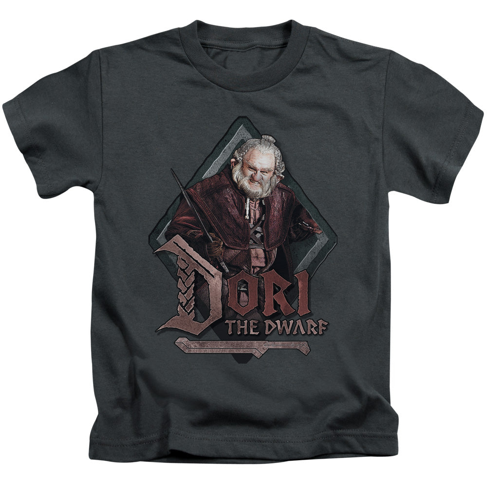 The Hobbit Dori Juvenile Kids Youth T Shirt Charcoal