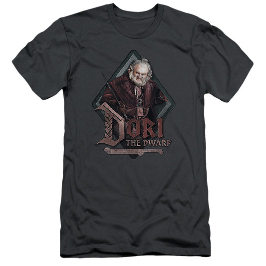 The Hobbit Dori Slim Fit Mens T Shirt Charcoal