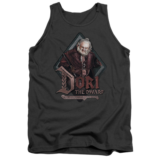 The Hobbit Dori Mens Tank Top Shirt Charcoal