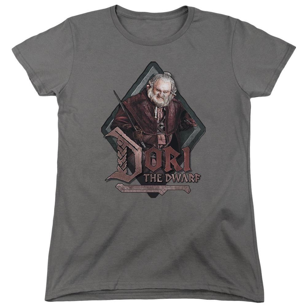 The Hobbit Dori Womens T Shirt Charcoal