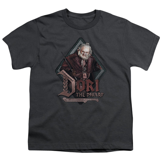 The Hobbit Dori Kids Youth T Shirt Charcoal