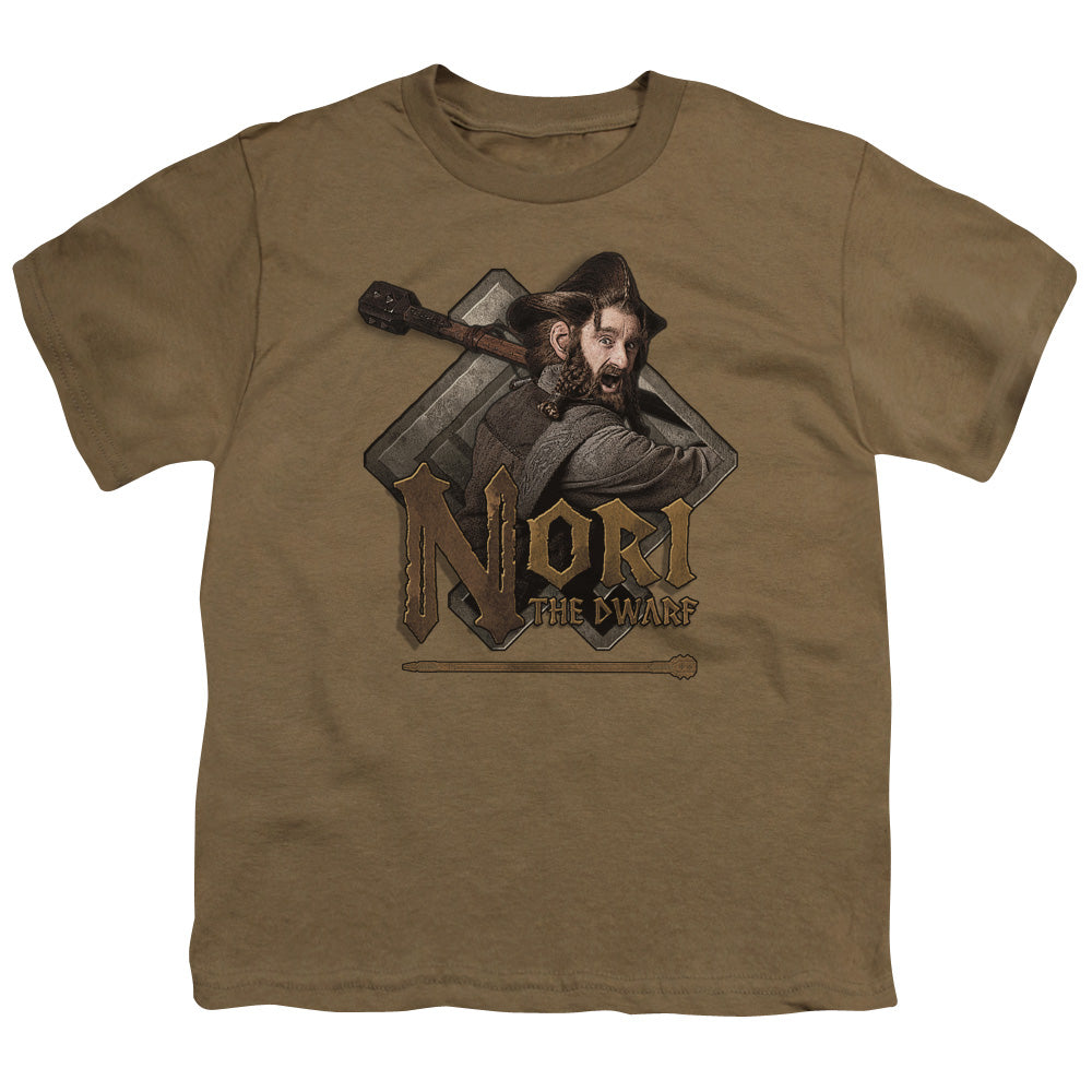 The Hobbit Nori Kids Youth T Shirt Safari Green