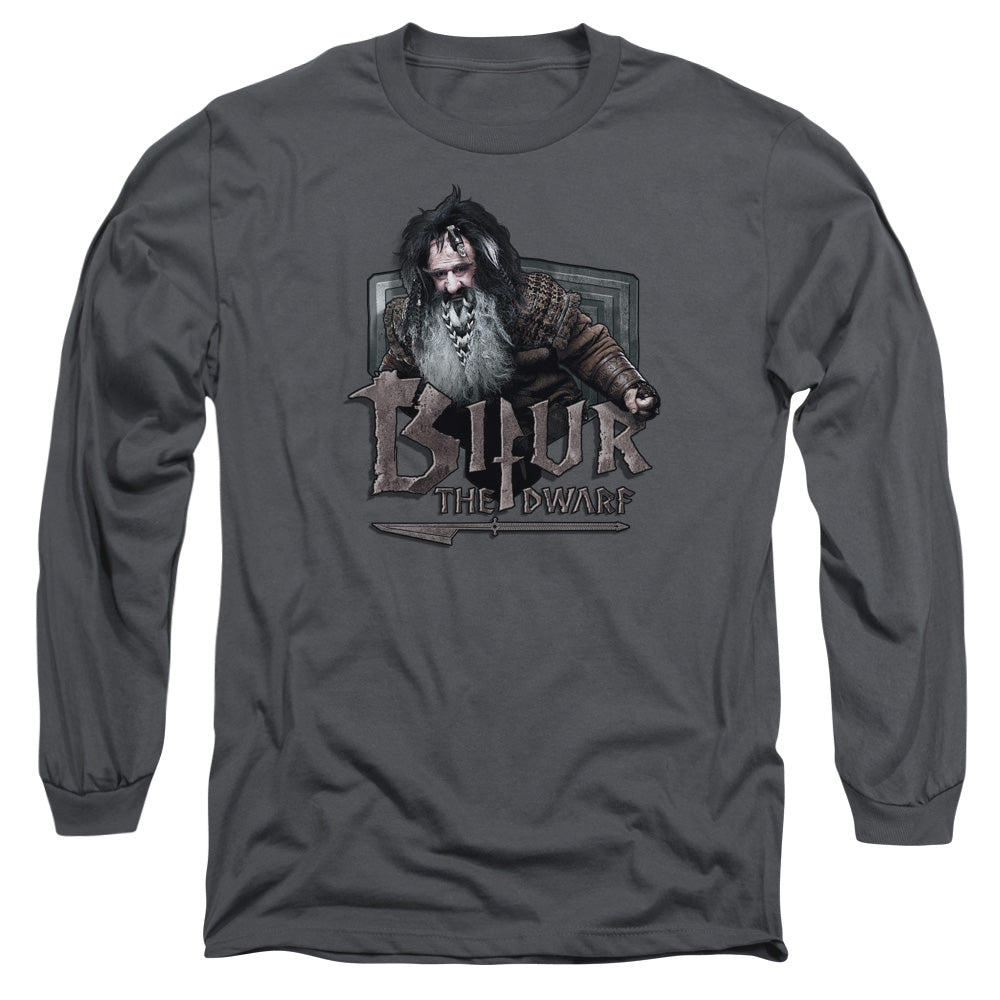 The Hobbit Bifur Mens Long Sleeve Shirt Charcoal