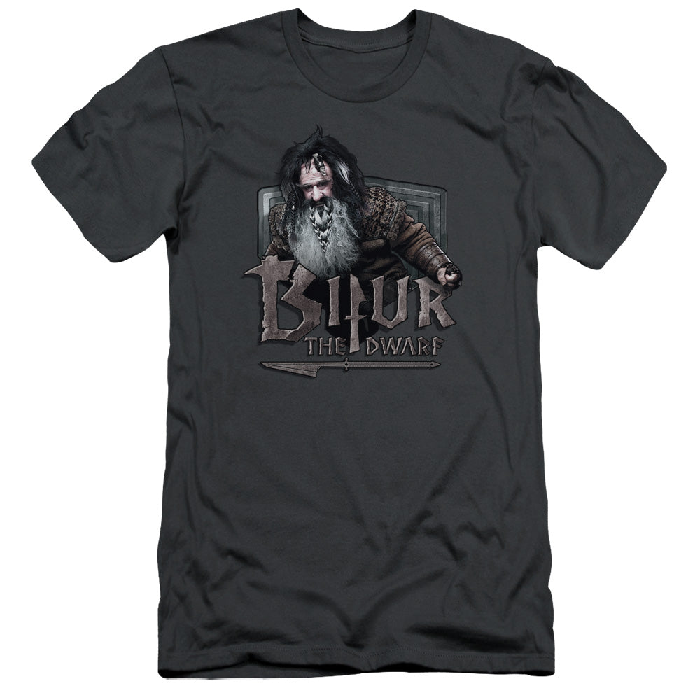 The Hobbit Bifur Slim Fit Mens T Shirt Charcoal