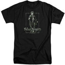 Load image into Gallery viewer, The Hobbit Bilbo Stare Mens Tall T Shirt Black