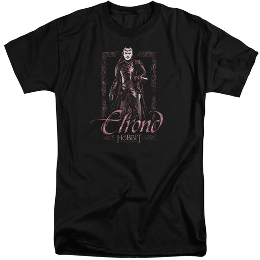 The Hobbit Elrond Stare Mens Tall T Shirt Black