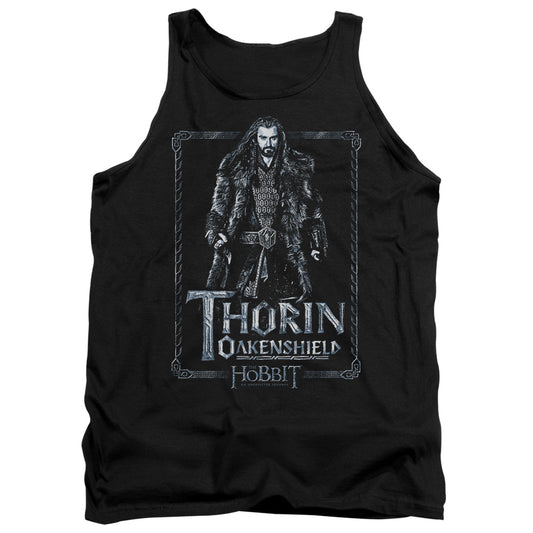 The Hobbit Thorin Stare Mens Tank Top Shirt Black