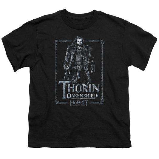 The Hobbit Thorin Stare Kids Youth T Shirt Black