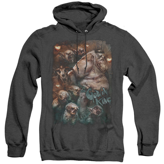 The Hobbit Goblin King Heather Mens Hoodie Black