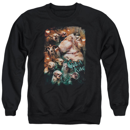 The Hobbit Goblin King Mens Crewneck Sweatshirt Black