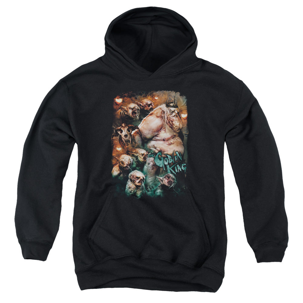 The Hobbit Goblin King Kids Youth Hoodie Black