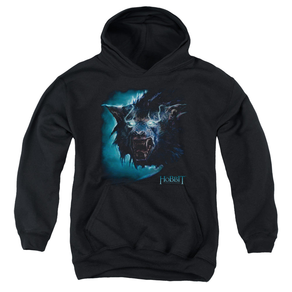 The Hobbit Warg Kids Youth Hoodie Black