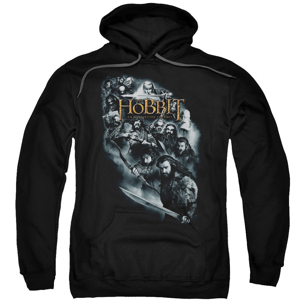 The Hobbit Cast of Characters Mens Hoodie Black