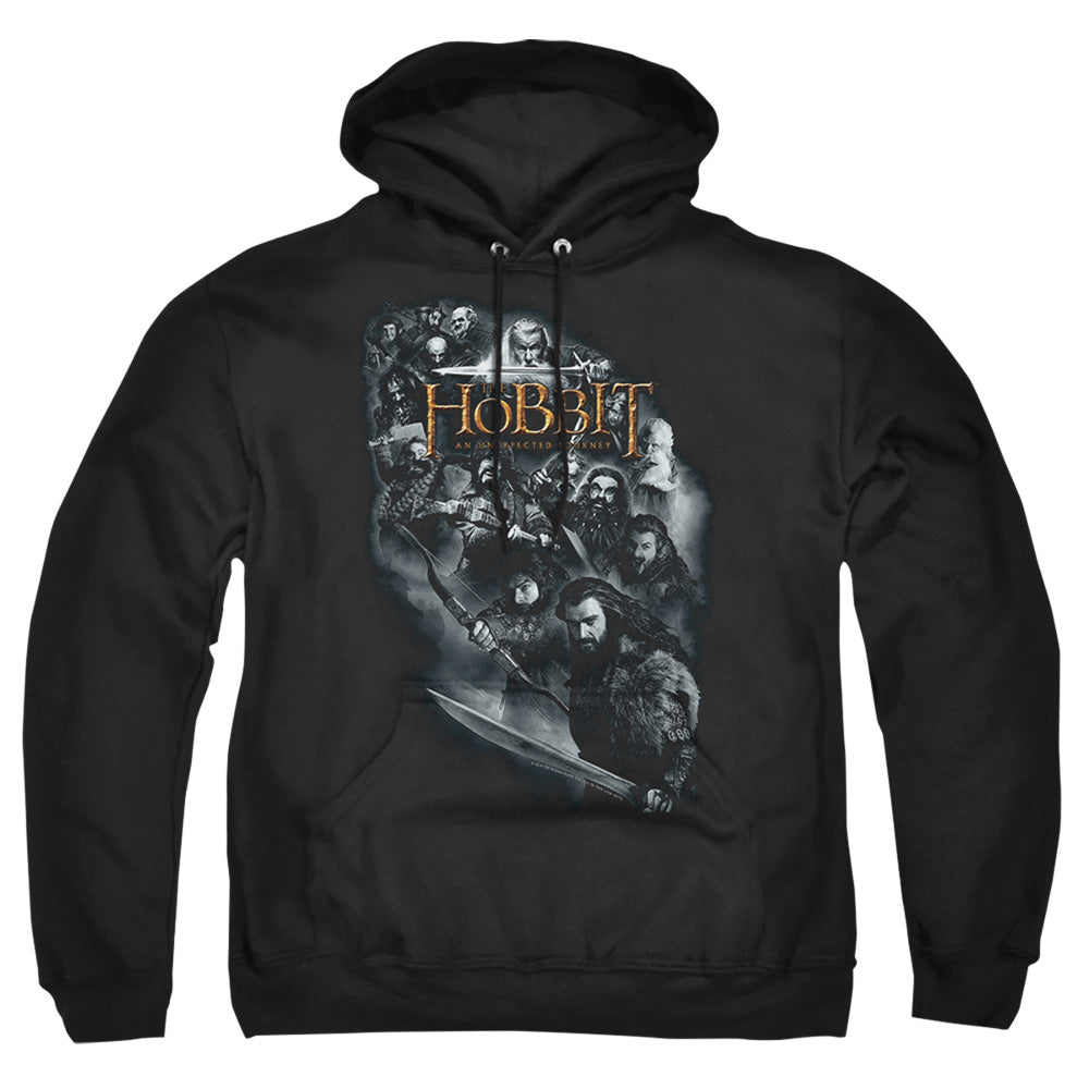 The Hobbit Cast Of Characters Mens Hoodie Black