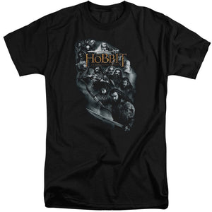 The Hobbit Cast Of Characters Mens Tall T Shirt Black