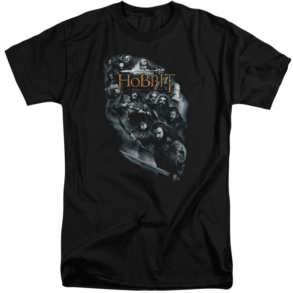 The Hobbit Cast Of Characters Mens Tall T Shirt Black