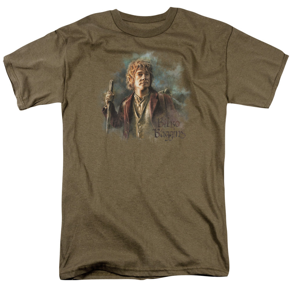 The Hobbit Bilbo Baggins Mens T Shirt Safari Green