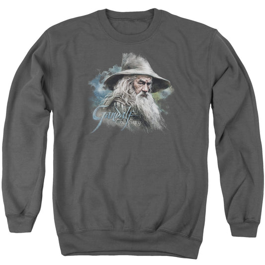 The Hobbit Gandalf the Grey Mens Crewneck Sweatshirt Charcoal