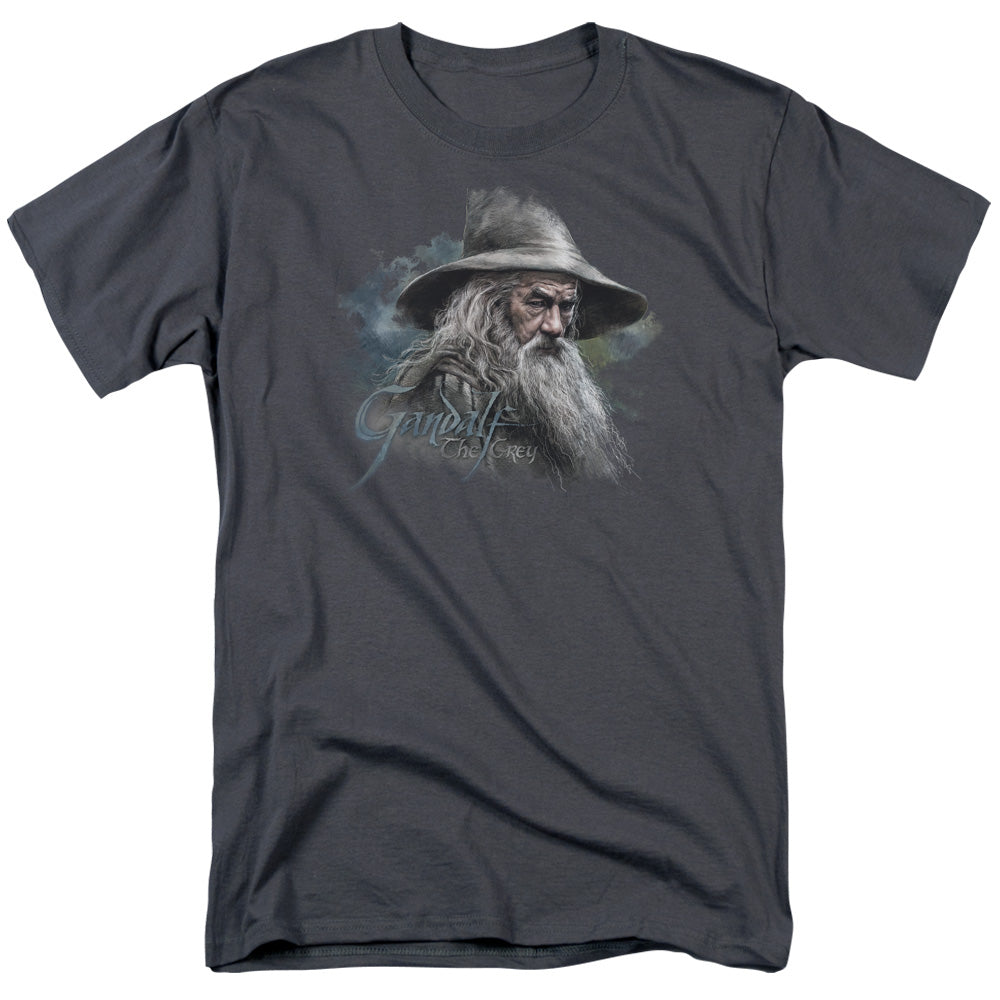 The Hobbit Gandalf the Grey Mens T Shirt Charcoal