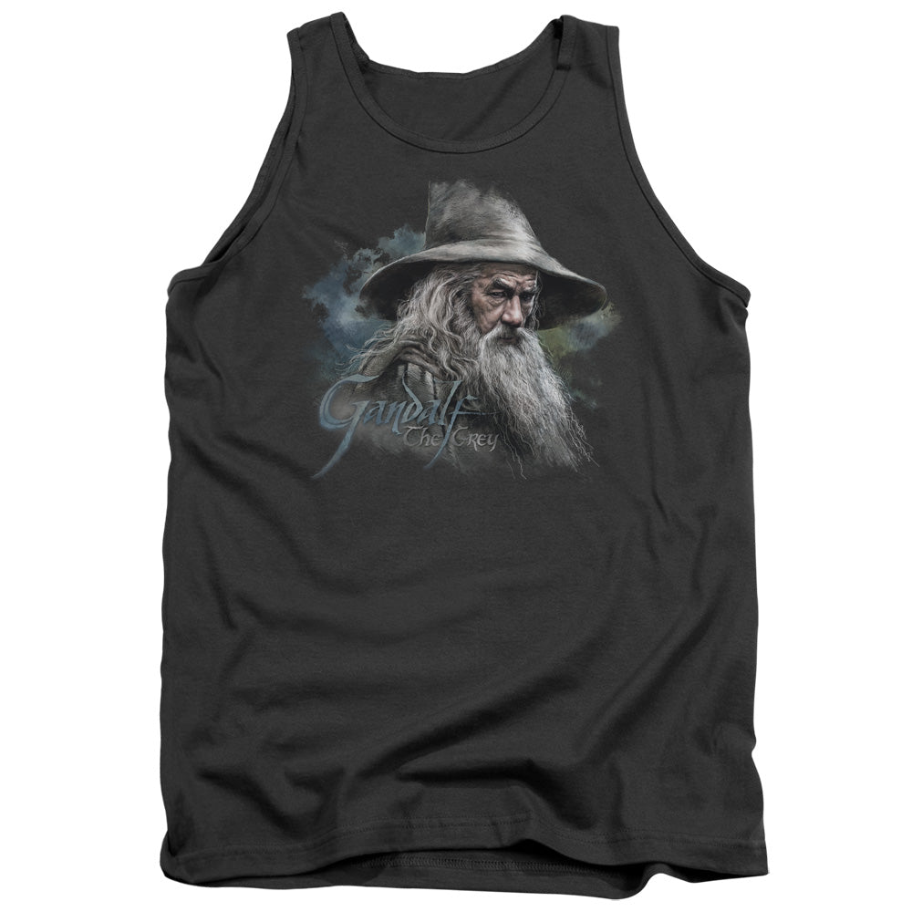 The Hobbit Gandalf the Grey Mens Tank Top Shirt Charcoal