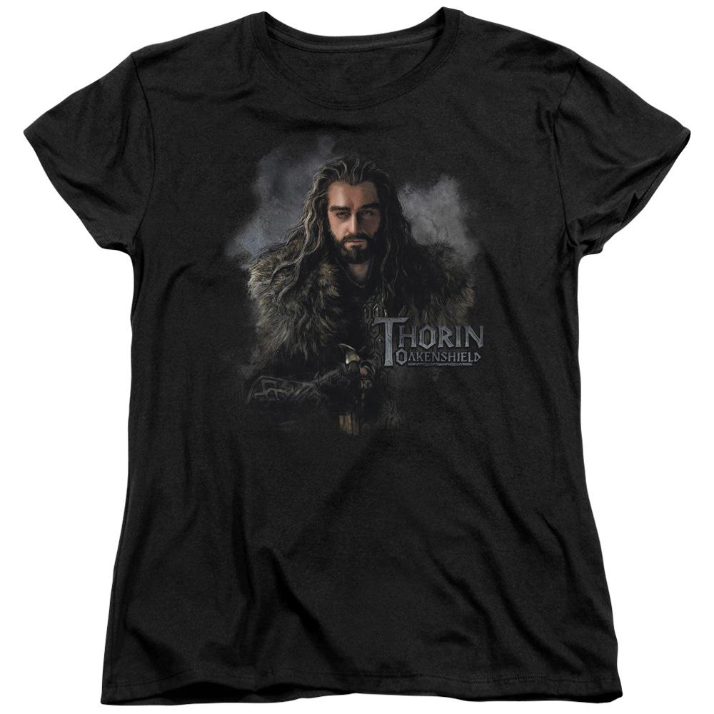 The Hobbit Thorin Oakenshield Womens T Shirt Black